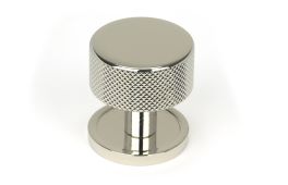 46862 From the Anvil Polished Nickel Brompton Cabinet Knob - 32mm &lpar;Plain&rpar;