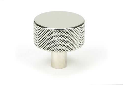 Click Here To Enlarge This Photo Of 46863 From the Anvil Polished Nickel Brompton Cabinet Knob - 32mm &lpar;No rose&rpar;