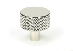 46863 From the Anvil Polished Nickel Brompton Cabinet Knob - 32mm &lpar;No rose&rpar;