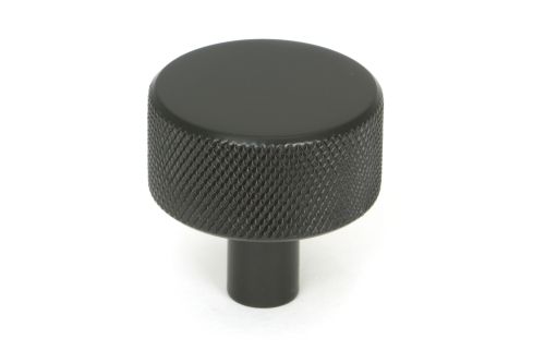 Click Here To Enlarge This Photo Of 46867 From the Anvil Aged Bronze Brompton Cabinet Knob - 32mm &lpar;No rose&rpar;