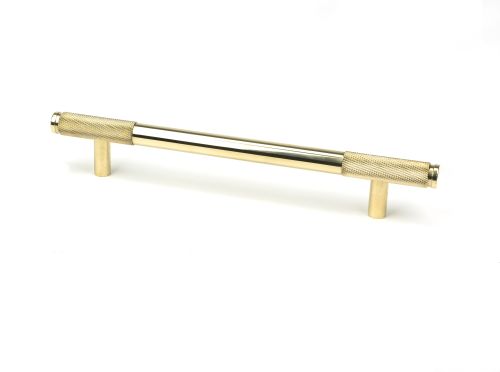 Click Here To Enlarge This Photo Of 46868 From the Anvil Polished Brass Half Brompton Pull Handle - Medium 160mm c&sol;c
