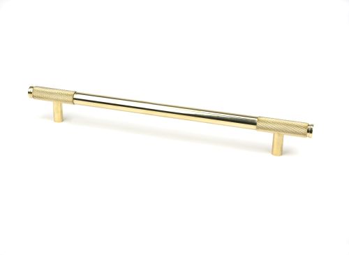 Click Here To Enlarge This Photo Of 46872 From the Anvil Polished Brass Half Brompton Pull Handle - Large 224mm c&sol;c