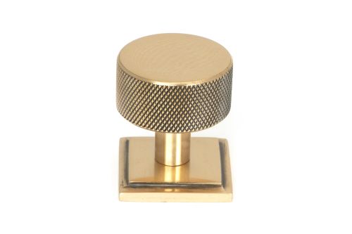 Click Here To Enlarge This Photo Of 46873 From the Anvil Polished Bronze Brompton Cabinet Knob - 32mm &lpar;Square&rpar;