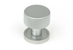 46876 From the Anvil Satin Chrome Brompton Cabinet Knob - 25mm &lpar;Plain&rpar;