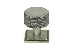 46885 From the Anvil Pewter Brompton Cabinet Knob - 32mm &lpar;Square&rpar;