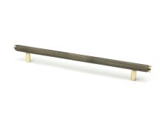 46896 From the Anvil Aged Brass Full Brompton Pull Handle - Large 224mm c&sol;c
