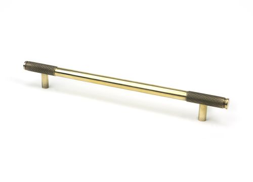 Click Here To Enlarge This Photo Of 46926 From the Anvil Aged Brass Half Brompton Pull Handle - Large 224mm c&sol;c