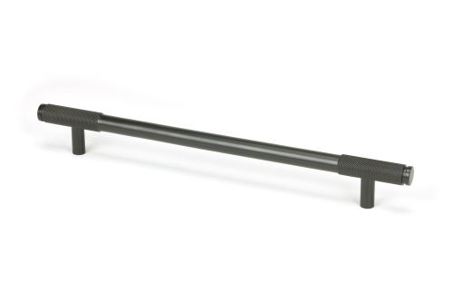 Click Here To Enlarge This Photo Of 46935 From the Anvil Aged Bronze Half Brompton Pull Handle - Large 224mm c&sol;c