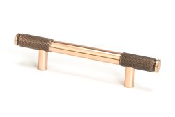 46936 From the Anvil Polished Bronze Half Brompton Pull Handle - Small 96mm c&sol;c