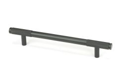 46943 From the Anvil Matt Black Half Brompton Pull Handle - Medium 160mm c&sol;c