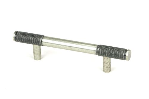 Click Here To Enlarge This Photo Of 46945 From the Anvil Pewter Half Brompton Pull Handle - Small 96mm c&sol;c