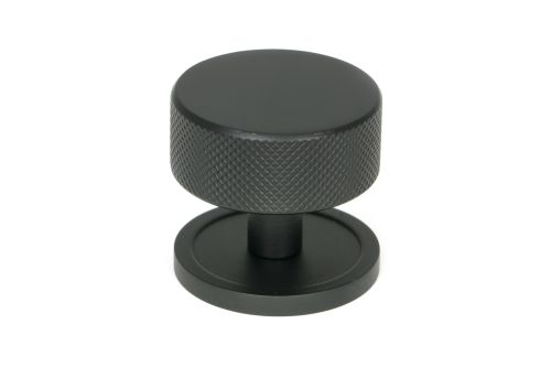 Click Here To Enlarge This Photo Of 47084 From the Anvil Matt Black Brompton Cabinet Knob - 38mm &lpar;Plain&rpar;