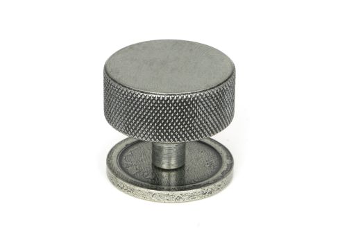 Click Here To Enlarge This Photo Of 47088 From the Anvil Pewter Brompton Cabinet Knob - 38mm &lpar;Plain&rpar;