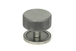 47088 From the Anvil Pewter Brompton Cabinet Knob - 38mm &lpar;Plain&rpar;