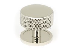 47145 From the Anvil Polished Nickel Brompton Cabinet Knob - 38mm &lpar;Plain&rpar;