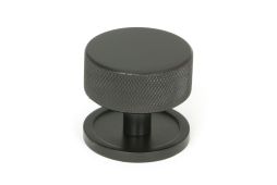 47149 From the Anvil Aged Bronze Brompton Cabinet Knob - 38mm &lpar;Plain&rpar;