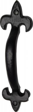 Click Here To Enlarge This Photo Of TC385 128 M&period;Marcus M&period;Marcus The Tudor Collection Door Pull Handle 5" Black Iron