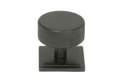47152 From the Anvil Aged Bronze Brompton Cabinet Knob - 38mm &lpar;Square&rpar;