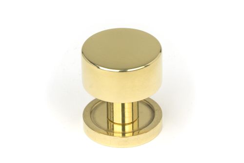 Click Here To Enlarge This Photo Of 50292 From the Anvil Polished Brass Kelso Cabinet Knob - 25mm &lpar;Plain&rpar;
