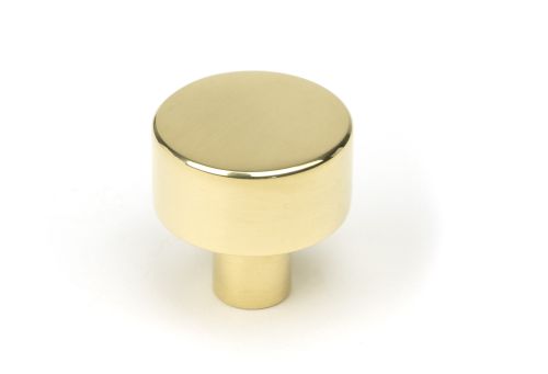 Click Here To Enlarge This Photo Of 50293 From the Anvil Polished Brass Kelso Cabinet Knob - 25mm &lpar;No Rose&rpar;