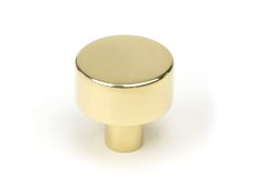 50293 From the Anvil Polished Brass Kelso Cabinet Knob - 25mm &lpar;No Rose&rpar;