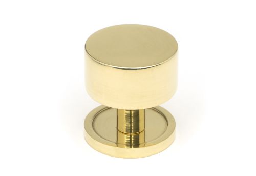 Click Here To Enlarge This Photo Of 50295 From the Anvil Polished Brass Kelso Cabinet Knob - 32mm &lpar;Plain&rpar;