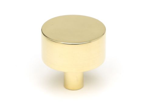Click Here To Enlarge This Photo Of 50296 From the Anvil Polished Brass Kelso Cabinet Knob - 32mm &lpar;No Rose&rpar;