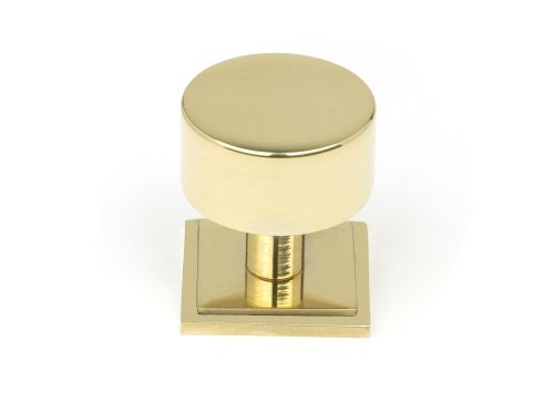 Click Here To Enlarge This Photo Of 50297 From the Anvil Polished Brass Kelso Cabinet Knob - 32mm &lpar;Square&rpar;