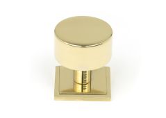 50297 From the Anvil Polished Brass Kelso Cabinet Knob - 32mm &lpar;Square&rpar;
