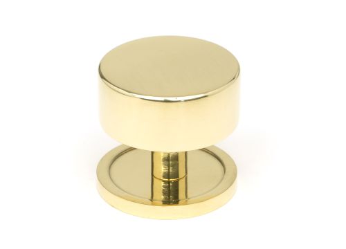 Click Here To Enlarge This Photo Of 50298 From the Anvil Polished Brass Kelso Cabinet Knob - 38mm &lpar;Plain&rpar;