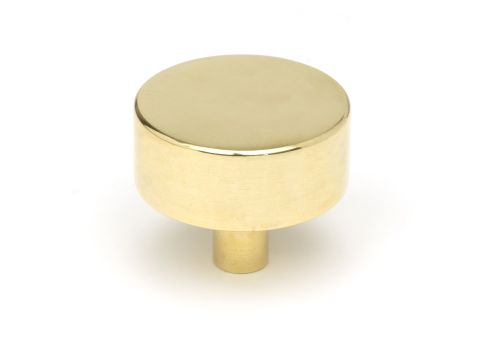 Click Here To Enlarge This Photo Of 50299 From the Anvil Polished Brass Kelso Cabinet Knob - 38mm &lpar;No Rose&rpar;