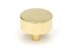 50299 From the Anvil Polished Brass Kelso Cabinet Knob - 38mm &lpar;No Rose&rpar;