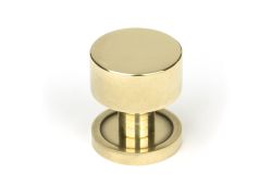 50304 From the Anvil Aged Brass Kelso Cabinet Knob - 25mm &lpar;Plain&rpar;