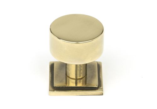 Click Here To Enlarge This Photo Of 50306 From the Anvil Aged Brass Kelso Cabinet Knob - 25mm &lpar;Square&rpar;