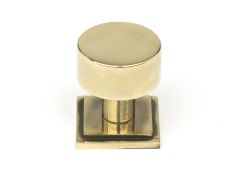 50306 From the Anvil Aged Brass Kelso Cabinet Knob - 25mm &lpar;Square&rpar;