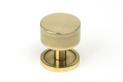 50307 From the Anvil Aged Brass Kelso Cabinet Knob - 32mm &lpar;Plain&rpar;