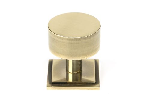 Click Here To Enlarge This Photo Of 50309 From the Anvil Aged Brass Kelso Cabinet Knob - 32mm &lpar;Square&rpar;