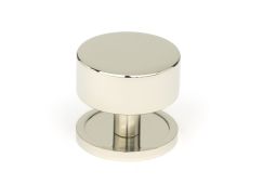 50319 From the Anvil Polished Nickel Kelso Cabinet Knob - 38mm &lpar;Plain&rpar;
