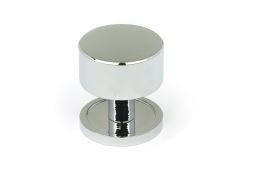 50328 From the Anvil Polished Chrome Kelso Cabinet Knob - 32mm &lpar;Plain&rpar;