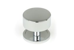 50331 From the Anvil Polished Chrome Kelso Cabinet Knob - 38mm &lpar;Plain&rpar;