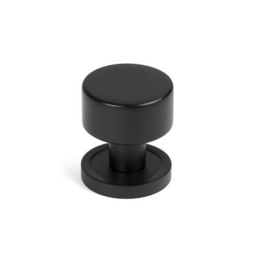 Click Here To Enlarge This Photo Of 50337 From the Anvil Matt Black Kelso Cabinet Knob - 25mm &lpar;Plain&rpar;