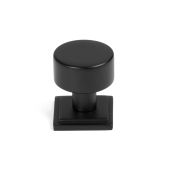 50339 From the Anvil Matt Black Kelso Cabinet Knob - 25mm &lpar;Square&rpar;