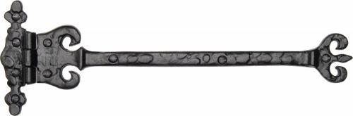 Click Here To Enlarge This Photo Of TC415 M&period;Marcus The Tudor Collection Ornate Coronate Hinge Black Iron