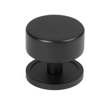 Click Here To Enlarge This Photo Of 50343 From the Anvil Matt Black Kelso Cabinet Knob - 38mm &lpar;Plain&rpar;