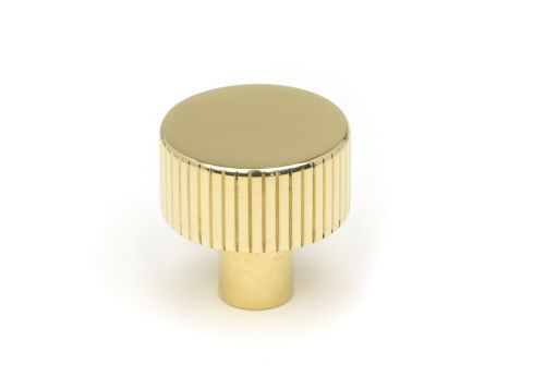 Click Here To Enlarge This Photo Of 50362 From the Anvil Polished Brass Judd Cabinet Knob - 25mm &lpar;No Rose&rpar;