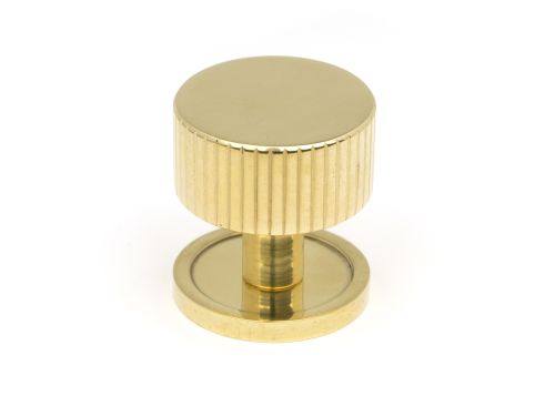 Click Here To Enlarge This Photo Of 50364 From the Anvil Polished Brass Judd Cabinet Knob - 32mm &lpar;Plain&rpar;