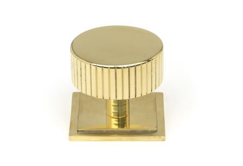 Click Here To Enlarge This Photo Of 50369 From the Anvil Polished Brass Judd Cabinet Knob - 38mm &lpar;Square&rpar;