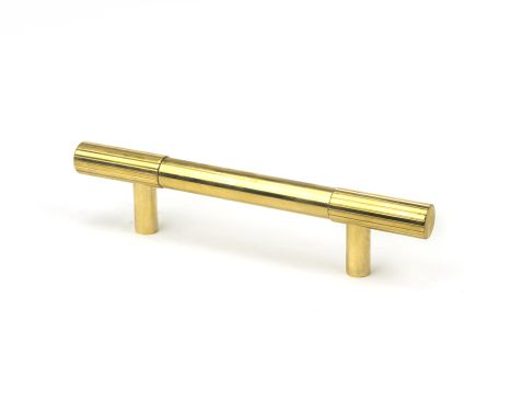 Click Here To Enlarge This Photo Of 50370 From the Anvil Polished Brass Judd Pull Handle - Small 96mm c&sol;c