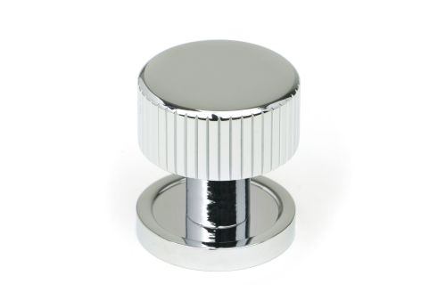 Click Here To Enlarge This Photo Of 50376 From the Anvil Polished Chrome Judd Cabinet Knob - 25mm &lpar;Plain&rpar;