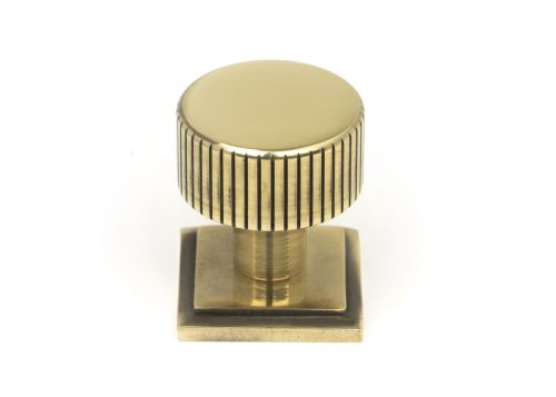 Click Here To Enlarge This Photo Of 50379 From the Anvil Aged Brass Judd Cabinet Knob - 25mm &lpar;Square&rpar;